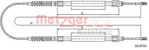 METZGER 10.4732 - Seilzug, Feststellbremse