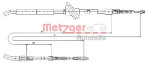 METZGER 10.7583 - Seilzug, Feststellbremse
