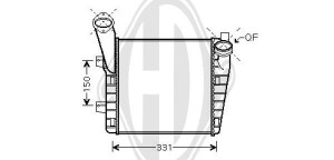 DIEDERICHS DCA1069 - Ladeluftkühler