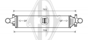 DIEDERICHS DCA1098 - Ladeluftkühler