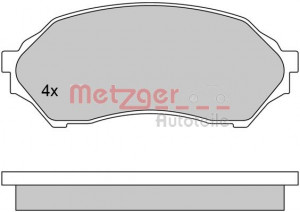 METZGER 1170518 - Bremsbelagsatz, Scheibenbremse