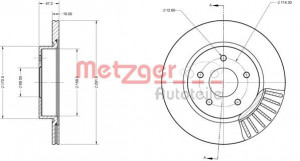 METZGER 6110759 - Bremsscheibe
