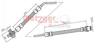METZGER 4116216 - Bremsschlauch