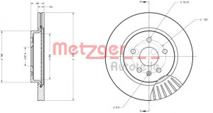 METZGER 6110371 - Bremsscheibe