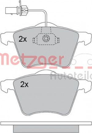 METZGER 1170261 - Bremsbelagsatz, Scheibenbremse