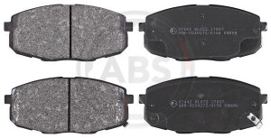 A.B.S. 37442 - Bremsbelagsatz, Scheibenbremse