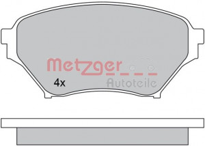 METZGER 1170480 - Bremsbelagsatz, Scheibenbremse