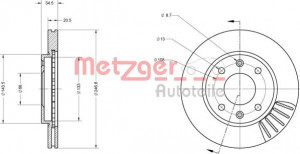 METZGER 6110173 - Bremsscheibe