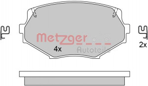 METZGER 1170515 - Bremsbelagsatz, Scheibenbremse