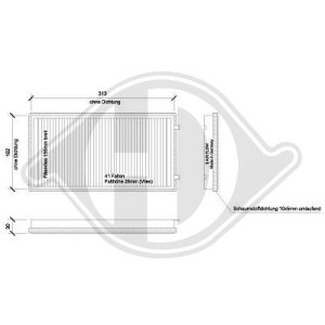 DIEDERICHS DCI1093S - Filter, Innenraumluft
