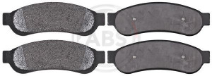 A.B.S. 38453 - Bremsbelagsatz, Scheibenbremse