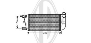 DIEDERICHS DCA1133 - Ladeluftkühler