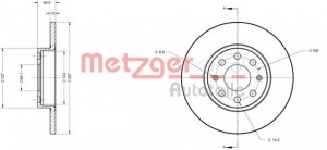 METZGER 6110246 - Bremsscheibe
