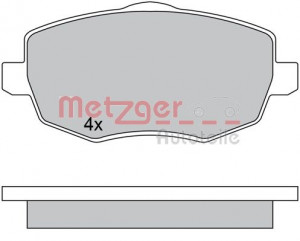 METZGER 1170633 - Bremsbelagsatz, Scheibenbremse