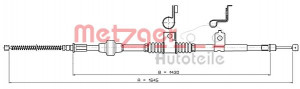 METZGER 17.2294 - Seilzug, Feststellbremse