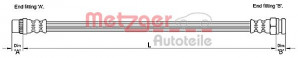METZGER 4110228 - Bremsschlauch