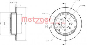 METZGER 6110340 - Bremsscheibe