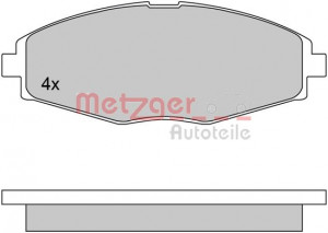 METZGER 1170354 - Bremsbelagsatz, Scheibenbremse