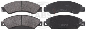 A.B.S. 38429 - Bremsbelagsatz, Scheibenbremse