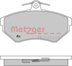 METZGER 1170061 - Bremsbelagsatz, Scheibenbremse