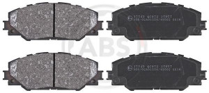 A.B.S. 37543 - Bremsbelagsatz, Scheibenbremse