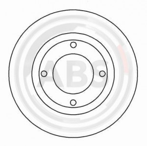 A.B.S. 16133 - Bremsscheibe