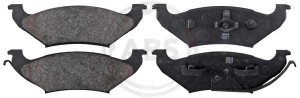 A.B.S. 38544 - Bremsbelagsatz, Scheibenbremse