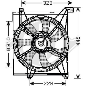DIEDERICHS 8655203 - Lüfter, Motorkühlung
