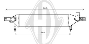 DIEDERICHS DCA1115 - Ladeluftkühler