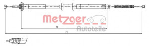 METZGER 12.0715 - Seilzug, Feststellbremse