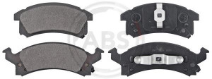 A.B.S. 38673 - Bremsbelagsatz, Scheibenbremse