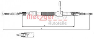 METZGER 251.34 - Seilzug, Feststellbremse