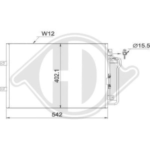 DIEDERICHS DCC1769 - Kondensator, Klimaanlage
