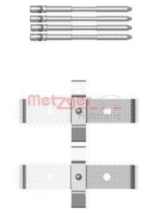 METZGER 109-1694 - Zubehörsatz, Scheibenbremsbelag