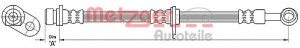 METZGER 4110494 - Bremsschlauch