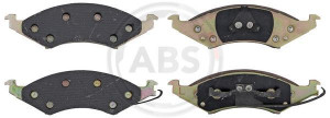 A.B.S. 38324 - Bremsbelagsatz, Scheibenbremse