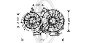 DIEDERICHS DCL1237 - Lüfter, Motorkühlung