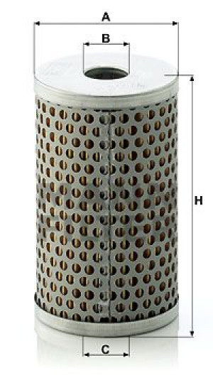 MANN-FILTER H601/4 - Hydraulikfilter, Lenkung