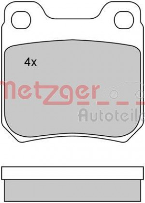 METZGER 1170034 - Bremsbelagsatz, Scheibenbremse