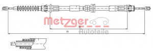 METZGER 11.5510 - Seilzug, Feststellbremse