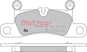 METZGER 1170523 - Bremsbelagsatz, Scheibenbremse