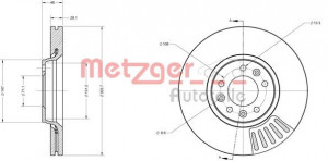 METZGER 6110318 - Bremsscheibe