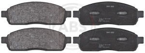 A.B.S. 38447 - Bremsbelagsatz, Scheibenbremse