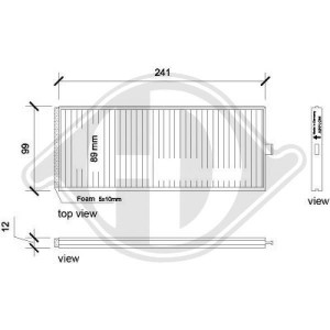 DIEDERICHS DCI0217S - Filter, Innenraumluft