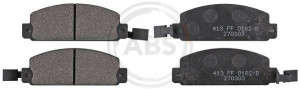 A.B.S. 36679 - Bremsbelagsatz, Scheibenbremse