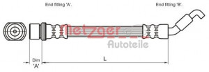 METZGER 4110027 - Bremsschlauch