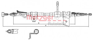 METZGER 451.11 - Seilzug, Feststellbremse