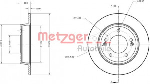 METZGER 6110751 - Bremsscheibe