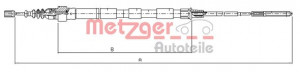 METZGER 10.7410 - Seilzug, Feststellbremse