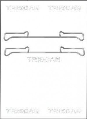 TRISCAN 8105101642 - Zubehörsatz, Scheibenbremsbelag